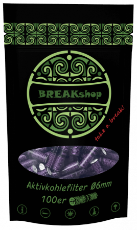 BREAKshop Aktivkohlefilter 6mm 100 Stk.